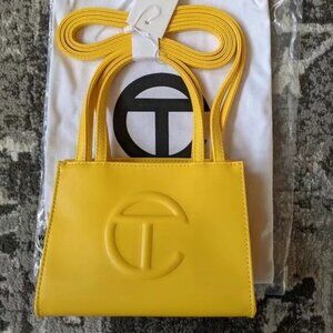 Telfar Small Yellow Shopping Bag